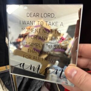 5/$5 Inspirational Mirror Plaque